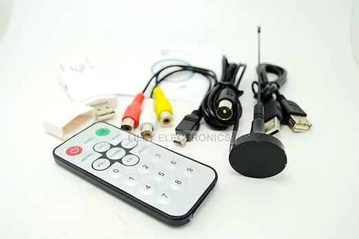 New USB 2.0 Analog Signal TV Receiver Adapter Tunner Box for Laptop PC