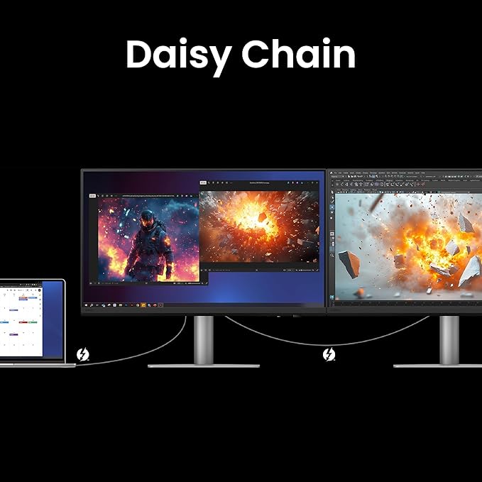 BENQ PD3226G 31.5 4K UHD (3840 x 2160) @144 Hz Designer Monitor 5 ms HDR10 Integrated Speakers USB Hub Swivel Tilt Rotation Height Adjustments (Renewed)
