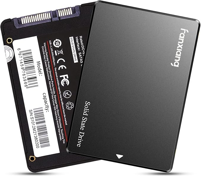 fanxiang S101 480GB SSD SATA III 6Gb/s 2.5 Internal Solid State Drive Read Speed up to 550MB/sec Compatible with Laptop and PC Desktops(Black)