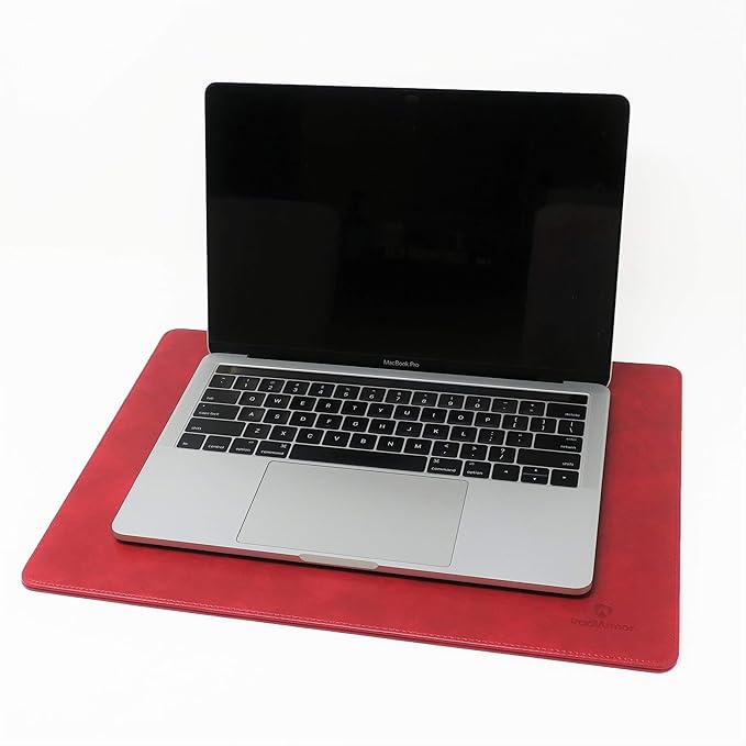RF Reducing Laptop and Surface Pad – RF Blocking Liner Reduces High Frequency Radio and Electric Fields by 99% (Red)
