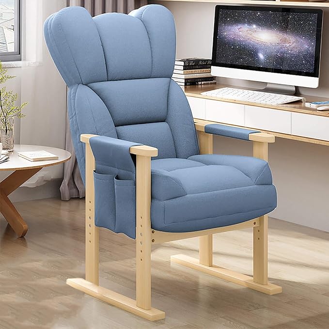 Office Chair Gaming Chair Computer Chair High Back Computer Chair with Adjustable Backrest HeadrestDesk Chair Game Chair Upholstered Executive Chair for Home Work AdultsErgonomic Offi