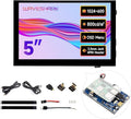 waveshare 5inch High-Brightness Touch Screen Compatible with Raspberry Pi 5/4B/3B/Zero/Zero W/Zero 2W/Pico/Pico W/Pico WH Supports Windows 11/10/8.1/8/7 &amp Jetson Nano Narrow-Bezel Capacitive To
