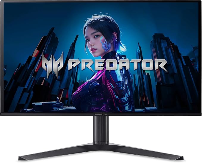 acer Predator 27 Gaming Monitor | WQHD 2560 x 1440 OLED | AMD FreeSync Premium Pro | 280Hz | 0.03ms (G to G) | VESA DisplayHDR True Black 400 | Display Port 1.4 &amp 2 x HDMI 2.1 | X27U Z1bmiiprx