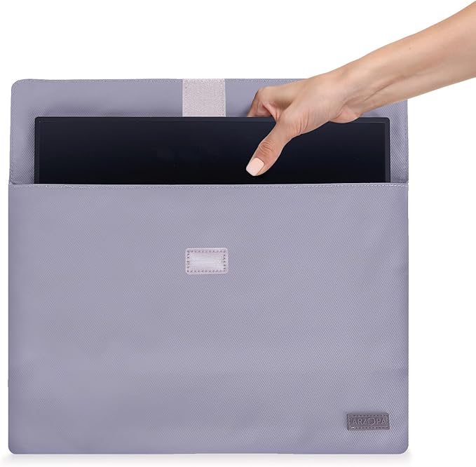 ARZOPA 16 2.5K Portable Monitor 2560x1600 QHD 123% sRGB IPS Display and 16.1 Portable Monitor Sleeve Case Bundle