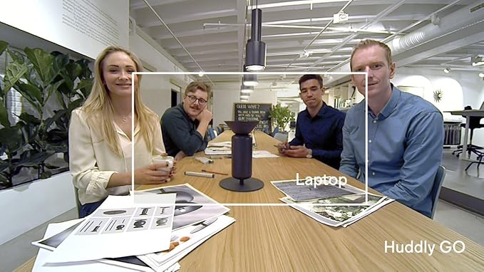Huddly GO Video Conferencing Camera Room Kit - High-end Quality Wide-Angle Lens USB Plug and Play (incl. 6.5 ft / 2 m Cable)