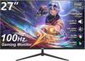 27 inch Gaming Monitor 100Hz Full HD 1920 x 1080P Computer Monitor Built-in Speakers with HDMI Interface Eye Care Frameless Sync Visual Experience for Work Support Wall Mount （100 * 100mm）