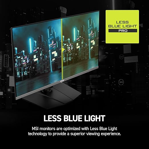 msi MAG 272QP QD-OLED X50 26.5-inch 2560 x 1440 (WQHD) Gaming Monitor 500Hz AMD Adaptive-Sync HDR Ready HDMI VGA Port VESA Mountable Tilt 4-Side Slim Bezel 0.03ms Black