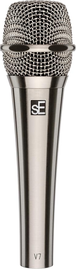 SE ELECTRONICS V7 Nickel Dynamic Supercardioid Handheld Microphone Nickel