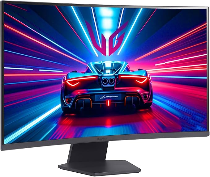 LG 32 Inch Ultragear QHD 1440P Curved Gaming Monitor 180Hz 1ms 1000R Widescreen AMD FreeSync HDR10 Black Stabilizer sRGB 99% DisplayPort &amp HDMI Borderless Design Tilt Adjustment Black