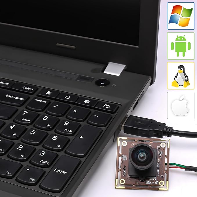 SVPRO 16MP Wide Angle USB Camera for ComputerUSB Camera Module 1/2.8 CMOS IMX298 UVC 3D Printer Camera Video WebcamUSB Industrial Camera Module with 3.3ft/1m Cable