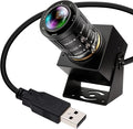 5MP Global Shutter USB Camera 1944P@50fps High-Speed Webcam with 3.6-10mm 3X Manual Zoom Lens Ideal for Lightburn Motion Capture Face Recognition &amp QR Code Scanning