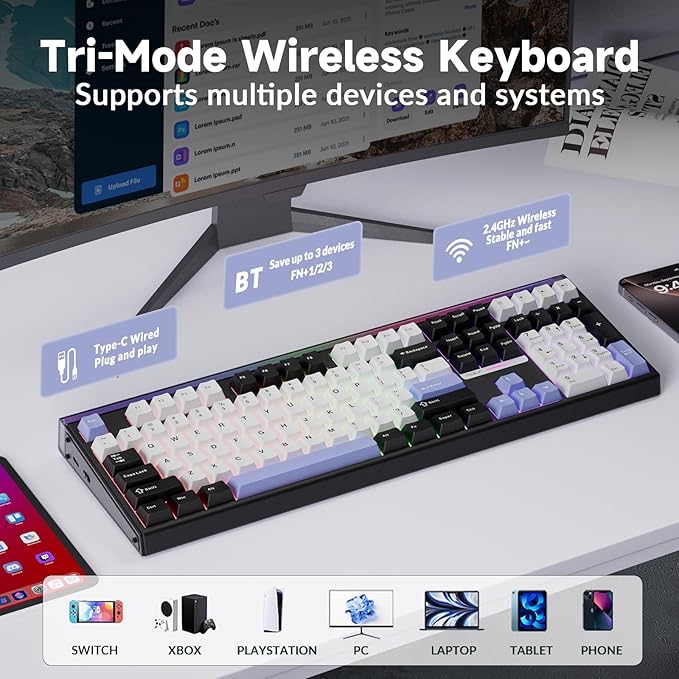 Aula Wireless Keyboard and Mouse Combo Aula H108 Wireless Keyboard SC620 Wireless Mouse