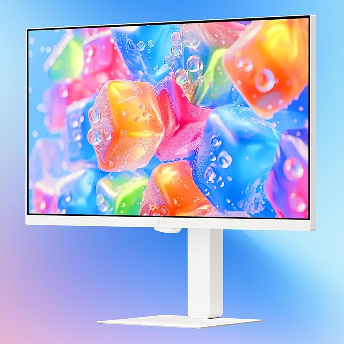 LG 27-Inch Smart Monitor 4K UHD (3840 x 2160) IPS Display HDR10 Built-in Speaker Screen Share Remote Control WebOS HDMI USB Type-C PD 65W AirPlay 2 Bluetooth Tilt/Height/Swivel/Pivot Stand