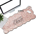 Rose Gold Bible Philippians 4-13 Desk Mat Mouse Pad 31.5 x11.8 XL Extended Mousepad Huge Mouse Pads with Stitched Edges Desk Pad for Work Game Office Home