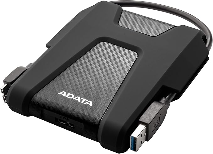 ADATA HD680 1TB Military-Grade Shock-Proof External Portable Hard Drive Black (AHD680-1TU31-CBK)