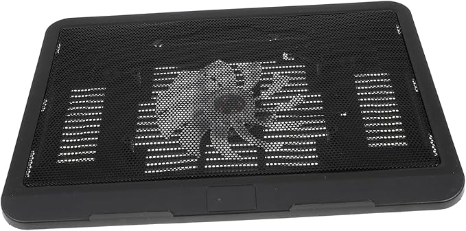 Ergonomic Cooling Pad Metal Mesh Silent Fan Stand Gaming Fan Cooling Pad