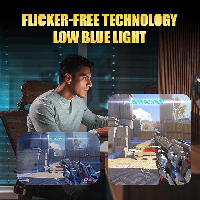 34 Inch Ultrawide Curved Gaming MonitorUWQHD (3440x1440) 240Hz1ms MPRT HDR400Fast VA PIP/PBPAI CrosshairAIPQ(Visual Enhance)MPRT 1msHDMI2.1 * 2DP1.4 * 2(DP Cable Incl.)