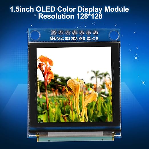 1.5inch 128x128 SSD135 OLED Display Module OLED Color Display Screen Faster Response Module Serial Peripheral Interface