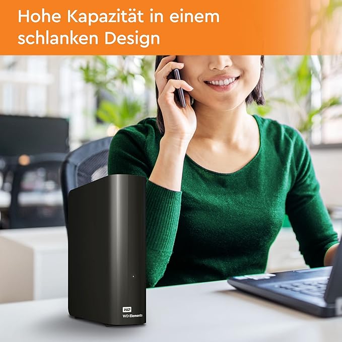 WD 6 TB Elements Desktop External Hard Drive - USB 3.0 Black