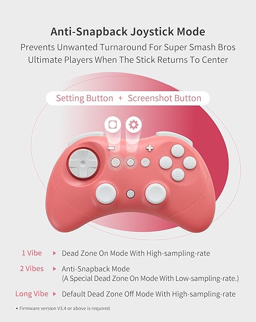 GuliKit Elves 2 Bluetooth Game Controller for Switch/Switch 2 Wake-upPC &amp Android Anti-Drift Hall Effect Joysticks Gamepad1000Hz Polling Rate Gyro &amp TurboProtective Cover Compact for Sma