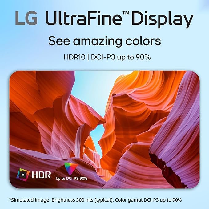 LG 27 4K UHD (3840x2160) IPS Monitor 60Hz Dynamic Action Sync Black Stabilizer HDR10 Reader Mode and Flicker Safe Anti-Glare OnScreen Control HDMI &amp DisplayPort Tilt Adjustable White