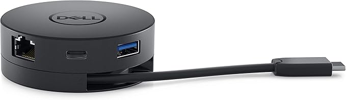 Dell DA300 USB-C Mobile Adapter Bases &amp Docking Stations Black