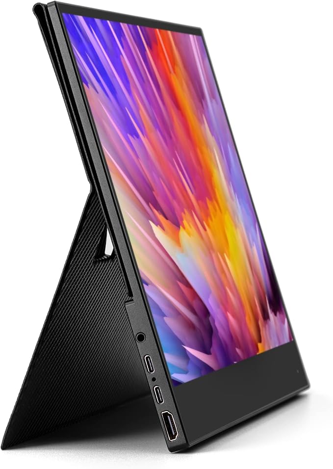 SideTrak Solo 17.3” Touchscreen Portable Full HD LED Monitor Laptop Dual Screen Computer Extender with Large Display Cover for PC Gaming &amp Chrome HDR Enabled Powered by USB-C® or HDMI