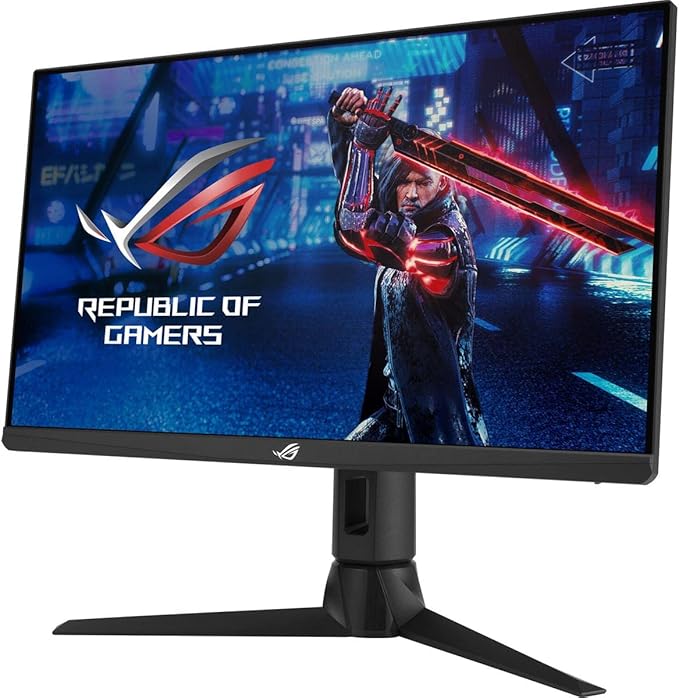 ASUS ROG Strix 24.5” 1080P Gaming Monitor (XG256Q) - Full HD Fast IPS 180Hz 1ms G-Sync Compatible/FreeSync DisplayPort HDMI DisplayHDR400 Black