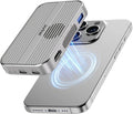 Magnetic Dock M.2 NVMe SSD Enclosure &amp USB C 3.2 Hub Docking Station 10Gbps with Cooling Fan for iPhone 17/16/15 Pro/Pro Max/Plus Support SSD Size 2230/2242/2260/2280 B+M M-Key