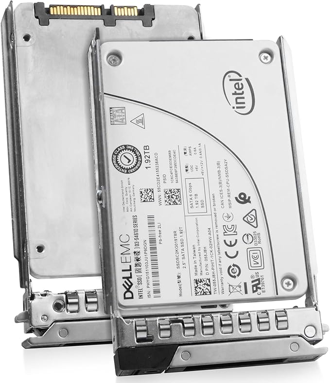 Dell 1.92TB SATA 6Gb/s 3D TLC 2.5in Enterprise PowerEdge Mixed-Use SSD for: R440 R750 R450 T150 R470 T560 T40 R250 R740 R640 T550 T350 R540 R840 ME4024 R650XS R550 R650 R350 400-AQCU G16 (Renewed)