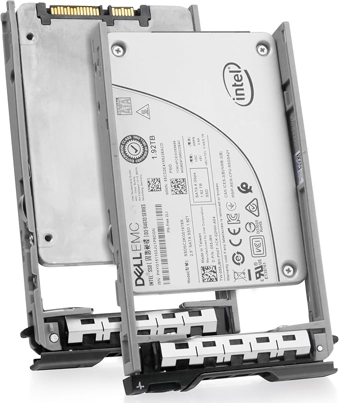 Dell 1.92TB SATA 6Gb/s 3D TLC 2.5in Enterprise PowerEdge Mixed-Use SSD for: R630 R730 R730xd R620 R830 R720 R320 R610 R710 R720 R230 R210 R410 T110 R510 400-BDUF G13 (Renewed)
