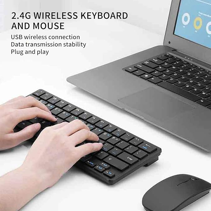 Zyyini Keyboard &amp Mouse Combos USB Gaming Keyboard Gaming Mouse for PCComputerLaptop Plug and Play 2.4G Keyboard for windows98/95/NTME/2000/XPVista/7.0/8.0