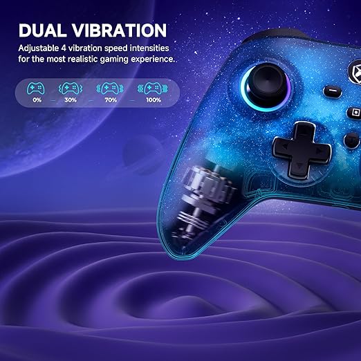 ECHTPower Switch 2 Controller 2025 Wireless Controller with RGB/Macro/Shift/Turbo/Vibration 1000mAh Bluetooth Controller Compatible with Switch/Switch 2/PC/Adroid/iOS