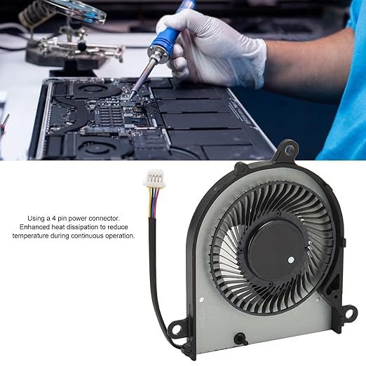 Laptop Cooling Fan Aluminum Alloy Laptop Cooling Fan for PS63 Modern 8RC 8SC MS‑16S1