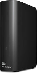 Western Digital 8TB Elements Desktop External Hard Drive USB 3.0 external hard drive for plug-and-play storage - Western DigitalBWLG0080HBK-NESN Black