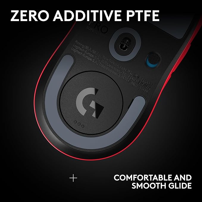 Logitech G PRO X Superlight 2 SE Wireless Gaming Mouse 60 g pro-Grade Mouse with 5 programmable Buttons 44K DPI Sensor 888+ IPS 1 kHz Report Rate USB-C Charging for PC/Mac - Red