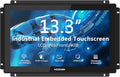 13.3 Inch Industrial Embedded IP65 Touchscreen Monitor - Open FrameVESA Mount10-Point Capacitive TouchFHD 1920×1080 LCD DisplayHDMI/VGA/DVI/USB Portsfor AutomationKioskCNC &amp HMI