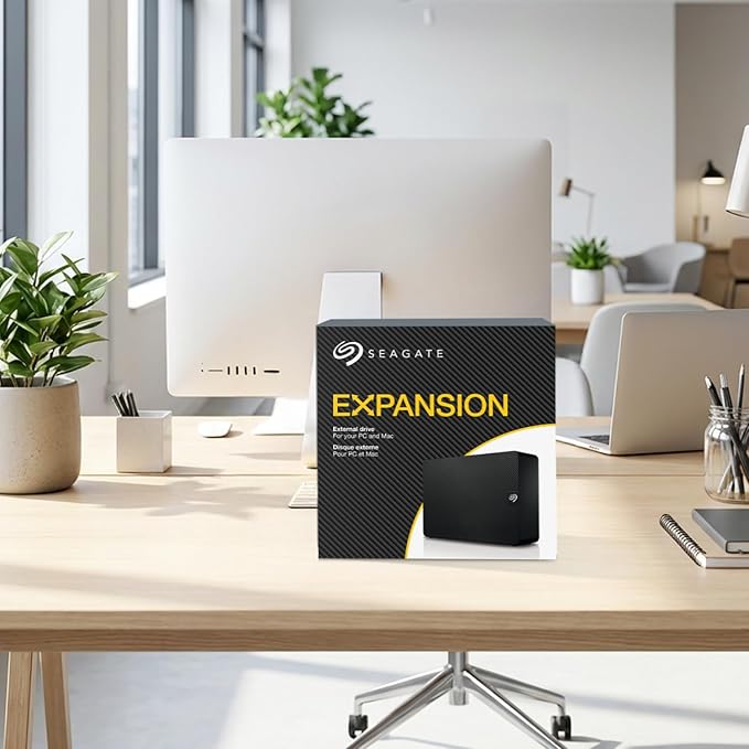 Seagate Expansion 22TB External Hard Drive HDD - USB 3.0 with Rescue Data Recovery Services (STKP22000400)