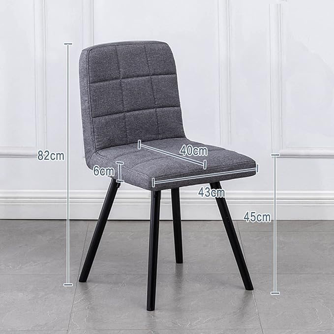 Mlaea Computer Racing Gaming Chair Backrest Bedroom Living Room Chair with Soft Seat Cushion Office Conference Reception Chair 43 * 40 * 82CM(Size:43 * 40 * 82CMColor:E)