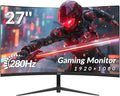 ZZA 27 Inch 280Hz Gaming MonitorFHD Curved Monitor240Hz Curved Monitor1ms Computer MonitorEye-Care Display with HDMIDPFreeSyncWall Mountable for Office and Home