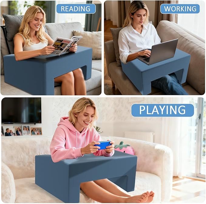 Lap Pillow Desk - Gaming Pillows for LapMachine Washable Reading&ampBook Pillows and Machine Washable Desk Pillow for Napping Work &amp Sofa Couch Use