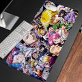 RAINBOWS XXL Gaming Professional Hunter Beautiful Cute Printing Mouse Pad Desk Pad Anime Pad Computer Player PC Mouse Mats(QZLR-001700x400x3mm)