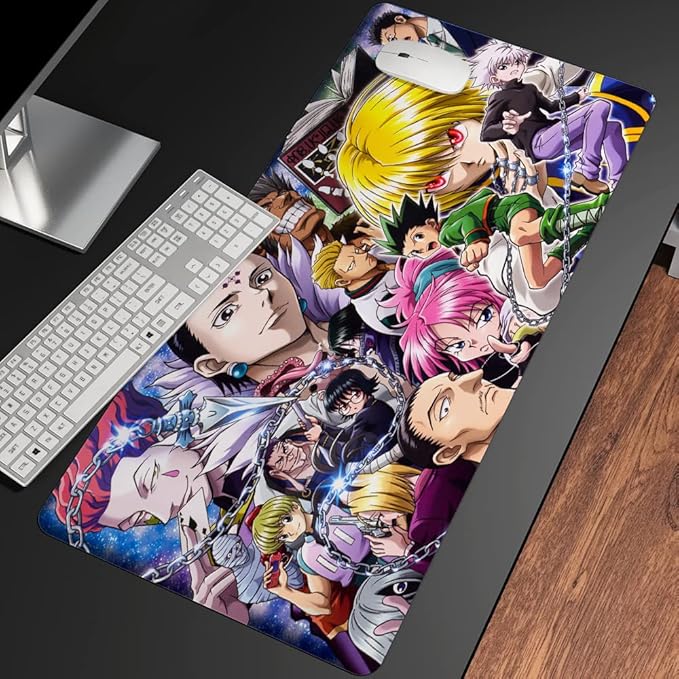 RAINBOWS XXL Gaming Professional Hunter Beautiful Cute Printing Mouse Pad Desk Pad Anime Pad Computer Player PC Mouse Mats(QZLR-001700x400x3mm)