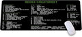 Developer Programmer IT Admin Quick Reference Extra Large Mouse Pad Regex Cheat Sheet Desk Mat for Sys Admin Gift for Architect Office Desk Mat KMH