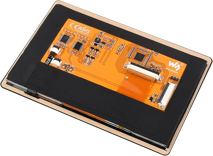 waveshare 5inch Touch DSI Display 800 x 480 IPS Screen 5-Point Capacitive Touch LCDCompatible with Raspberry Pi 4B/3B+/3A+/3B/2B/B+/A+ Compute Module3/3+/Compute Module 4