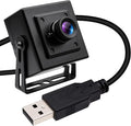 1080P USB Camera 30fps Video Webcam with Wide Angle &amp No Distortion H.264 Low Light Correction Built-in Mic Metal Case for PC/Mac/Android/Linux