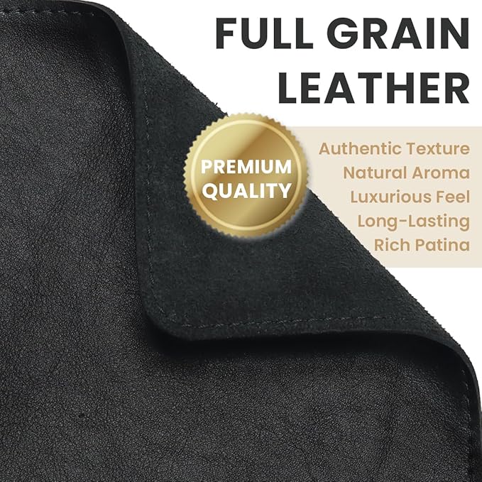 Genuine Leather Mouse Pad (Black Small)