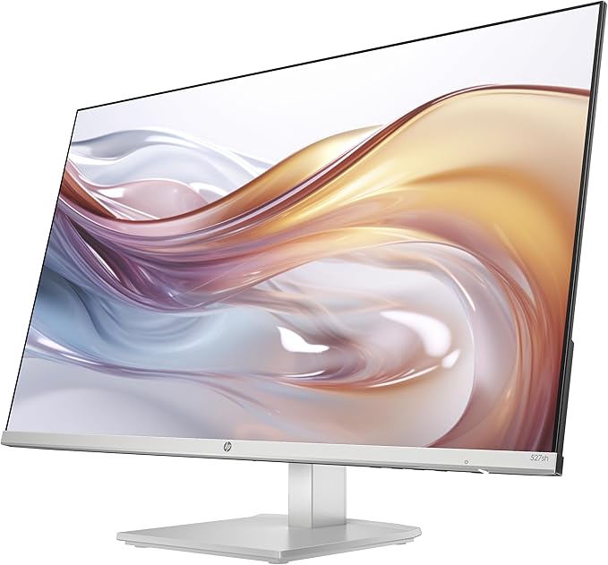 HP Series 5 527sh 27 FHD Height Adjust Monitor Refresh Rate 100Hz Response time 5ms GtG Contrast Ratio 1500:1 Edge-lit Flicker Free Anti-Glare HDMI VGA - 94C50AA (Renewed)