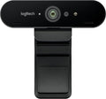 Logitech 4K Pro Webcam 4K Resolution at 30 fps Auto Focus Wide 90° Diagonal Field of View 5X Digital Zoom RightLight 3 with HDR (Renewed)