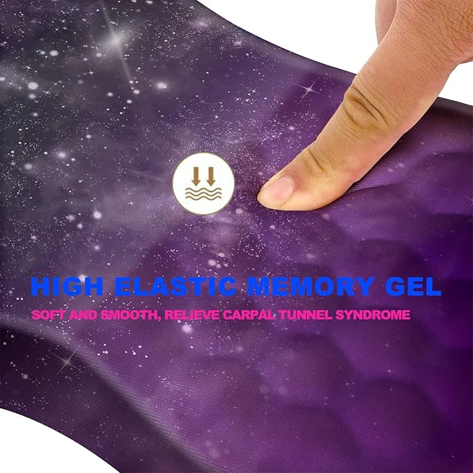 Mouse Pad Wrist Support Ergonomic Mouse Pad with Massage Dot Comfortable Computer Mouse Pad for Laptop Wrist Rest Pain Relief Mousepad with Non-Slip PU Base for Office &amp Home 12 x 8 in